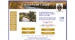Desktop Screenshot of colytonparishcouncil.co.uk