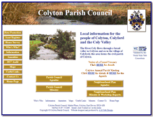 Tablet Screenshot of colytonparishcouncil.co.uk